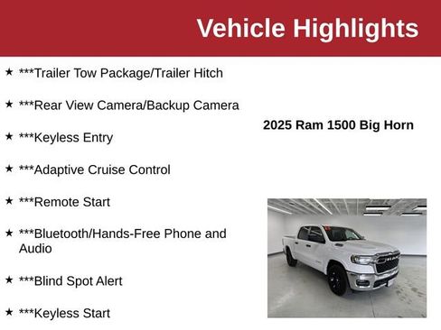 Used 2025 RAM 1500 Big Horn AWD/4WD image 10