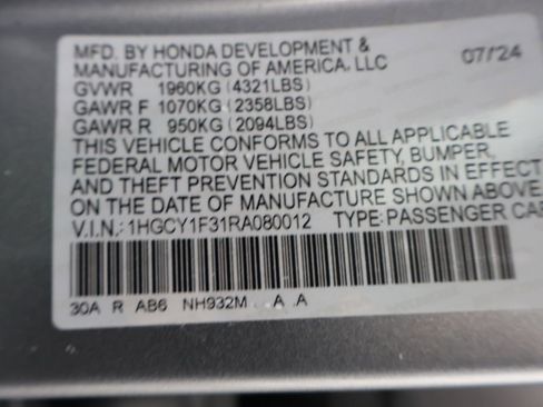 Used 2024 Honda Accord EX image 13