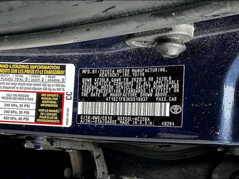 Used 2019 Toyota Avalon Touring w/ Advanced Safety Package FWD image 16