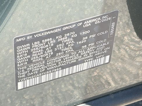 New 2026 Volkswagen Atlas Peak Edition AWD/4WD image 21