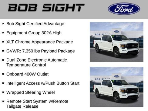 Used 2023 Ford F150 XLT w/ Equipment Group 302A High image 3