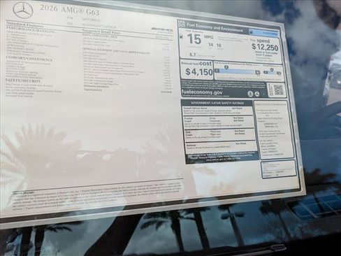 New 2026 Mercedes-Benz G 63 AMG AMG G 63 image 16