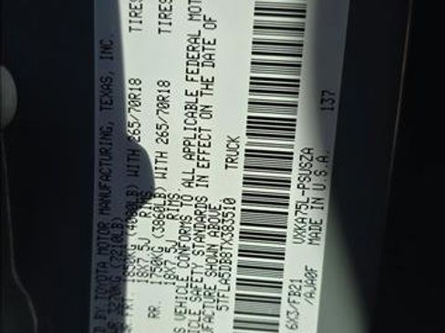 New 2026 Toyota Tundra SR5 image 20