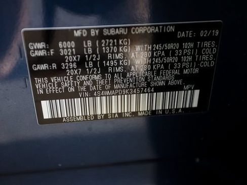 Used 2019 Subaru Ascent Limited AWD/4WD image 76
