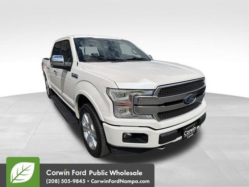 Used 2018 Ford F150 Platinum w/ Technology Package AWD/4WD image 3