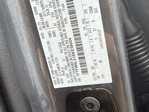 Certified 2025 Ford F150 Lariat w/ Equipment Group 501A Mid AWD/4WD image 39