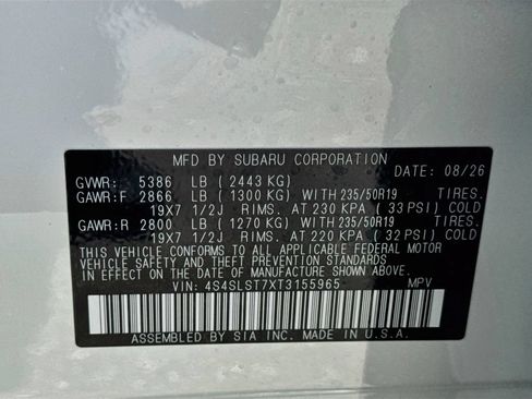 New 2026 Subaru Forester Touring AWD/4WD image 42