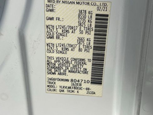 Used 2021 Nissan NV 1500 S image 28