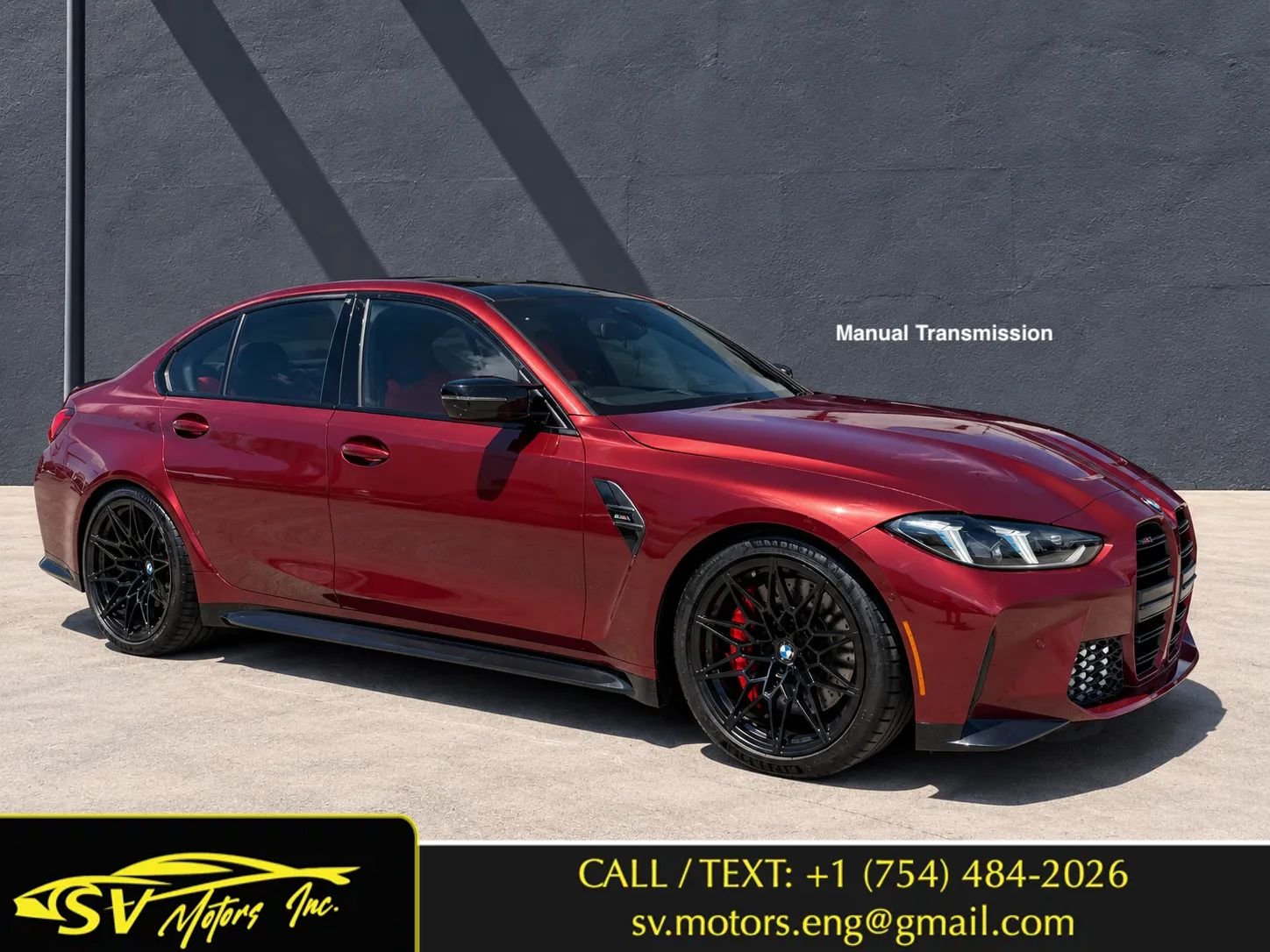 Used 2025 BMW M3 w/ Executive Package RWD image 1