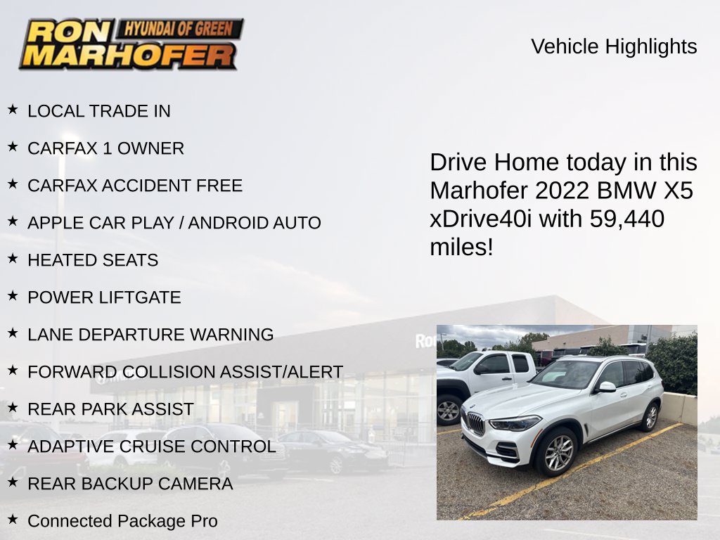 Used 2022 BMW X5 xDrive40i w/ Executive Package AWD/4WD image 13