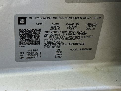 Used 2020 GMC Sierra 1500 Elevation w/ Elevation Value Package image 40