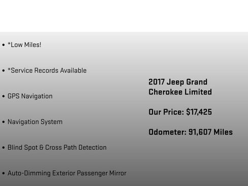 Used 2017 Jeep Grand Cherokee Limited image 12