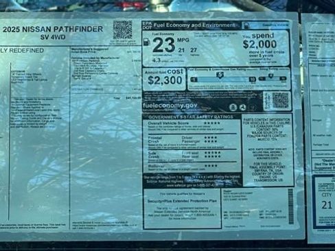 New 2025 Nissan Pathfinder SV w/ SV Premium Package image 9