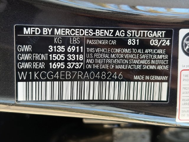 Certified 2024 Mercedes-Benz EQS 580 4MATIC Sedan image 32