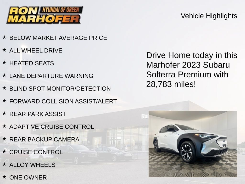 Used 2023 Subaru Solterra AWD image 15