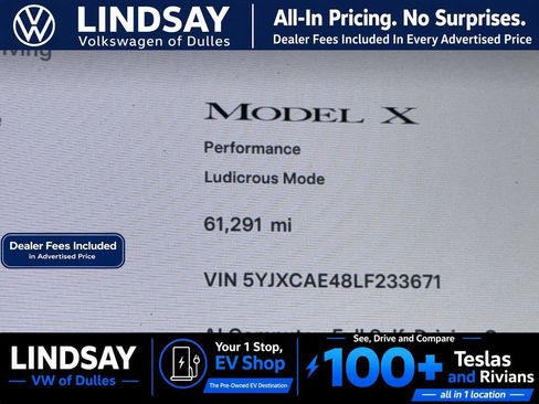 Used 2020 Tesla Model X Performance AWD/4WD image 28