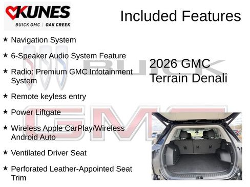 New 2026 GMC Terrain Denali w/ LPO, Floor Liner Package image 2