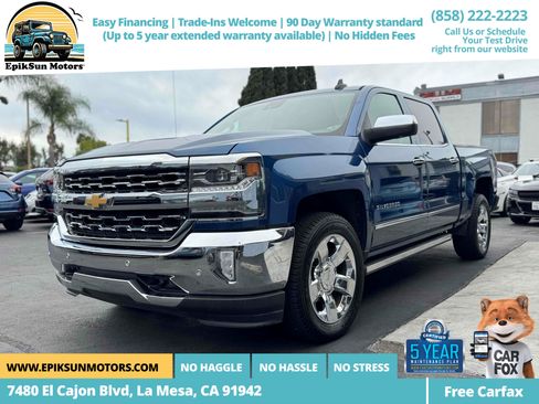 Used 2018 Chevrolet Silverado 1500 LTZ w/ Sport Package AWD/4WD image 1