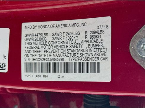 Used 2018 Honda Accord Sport image 33