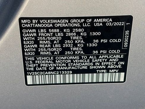 Used 2022 Volkswagen Atlas Cross Sport SEL R-Line image 37