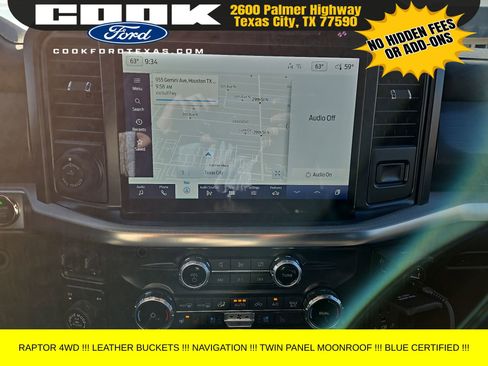 Used 2022 Ford F150 Raptor w/ Equipment Group 801A High image 4