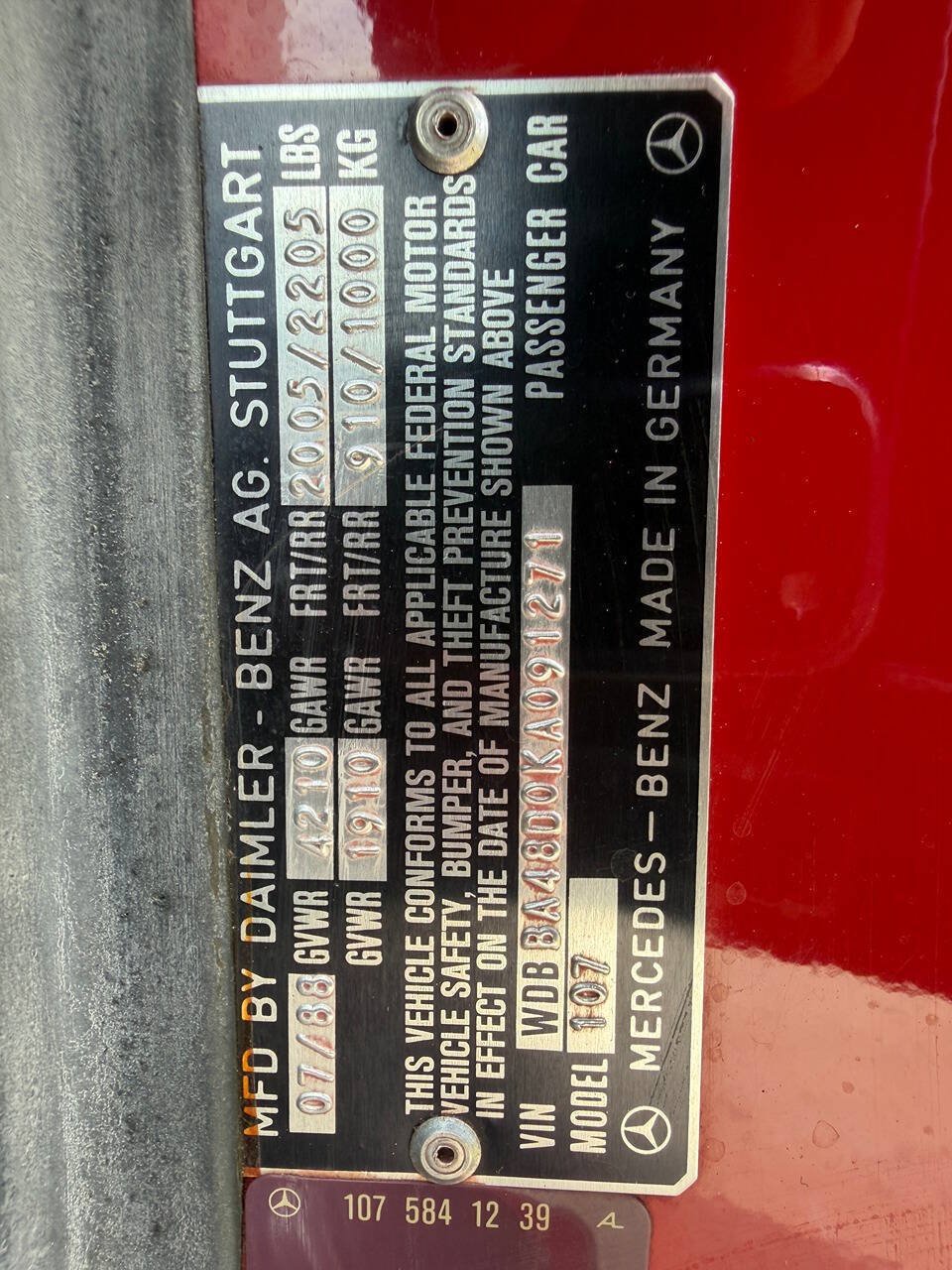 Used 1989 Mercedes-Benz 560 SL image 30