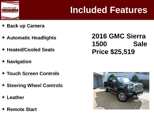 Used 2016 GMC Sierra 1500 Denali w/ Enhanced Driver Alert Package AWD/4WD image 6