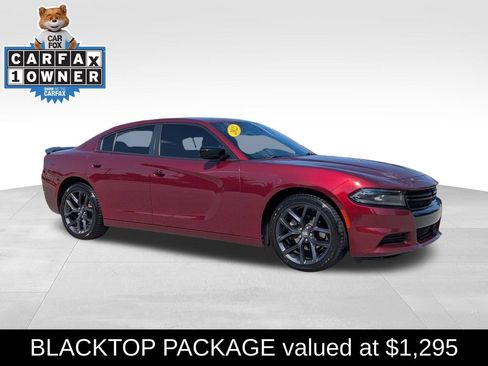 Used 2022 Dodge Charger SXT w/ Blacktop Package RWD image 1