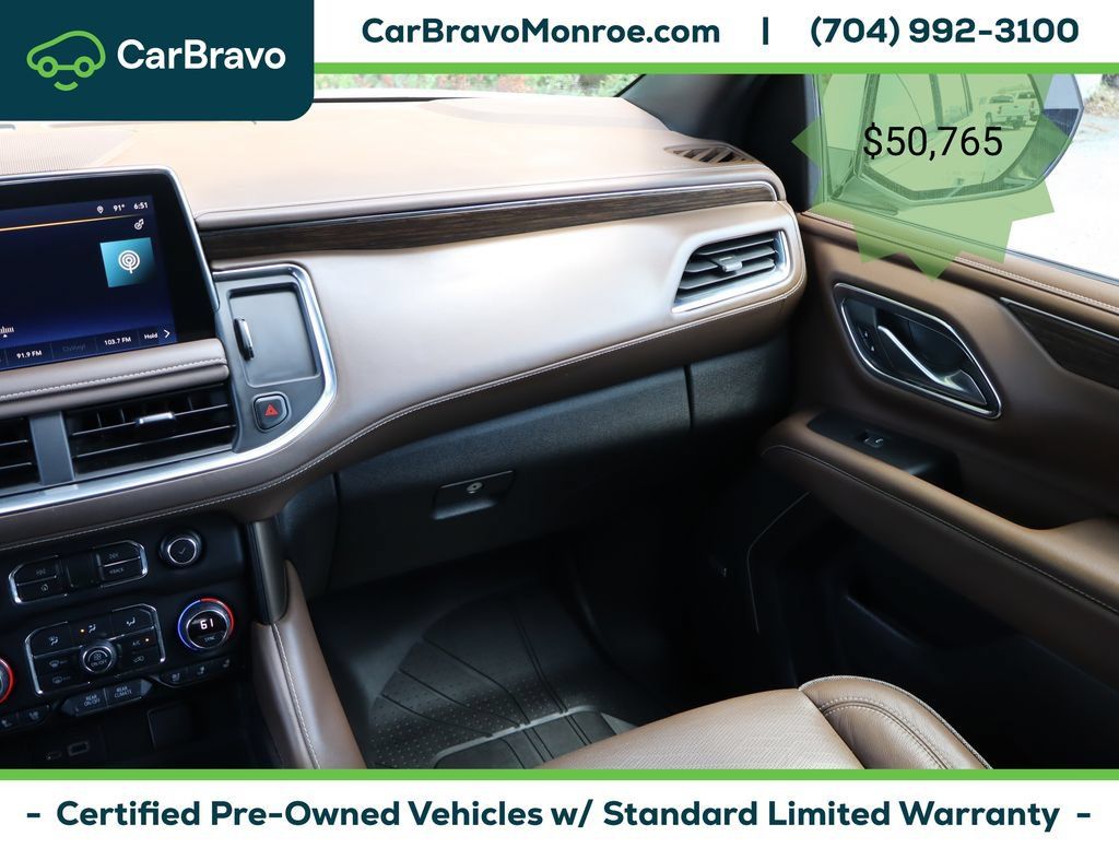 Certified 2022 Chevrolet Tahoe High Country AWD/4WD image 22