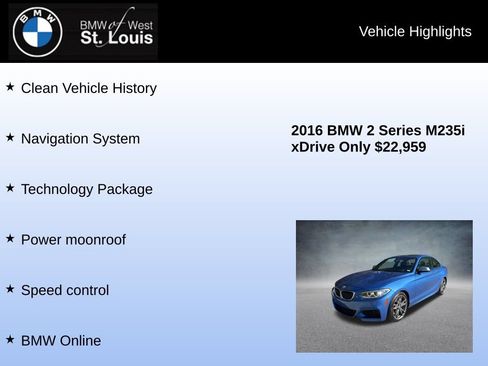 Used 2016 BMW M235i xDrive Coupe AWD/4WD image 8