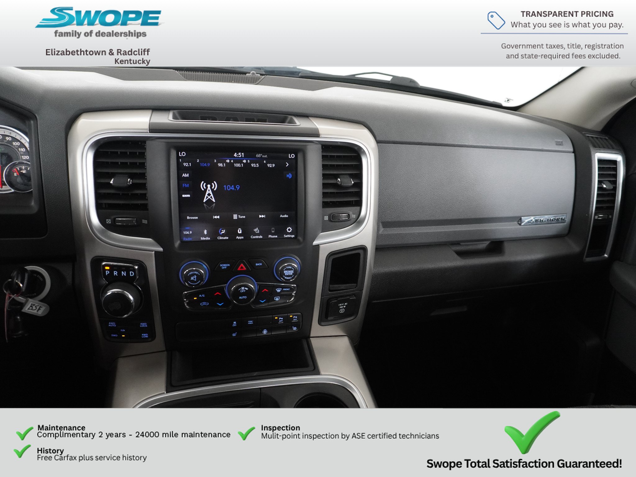 Used 2019 RAM 1500 Big Horn AWD/4WD image 19