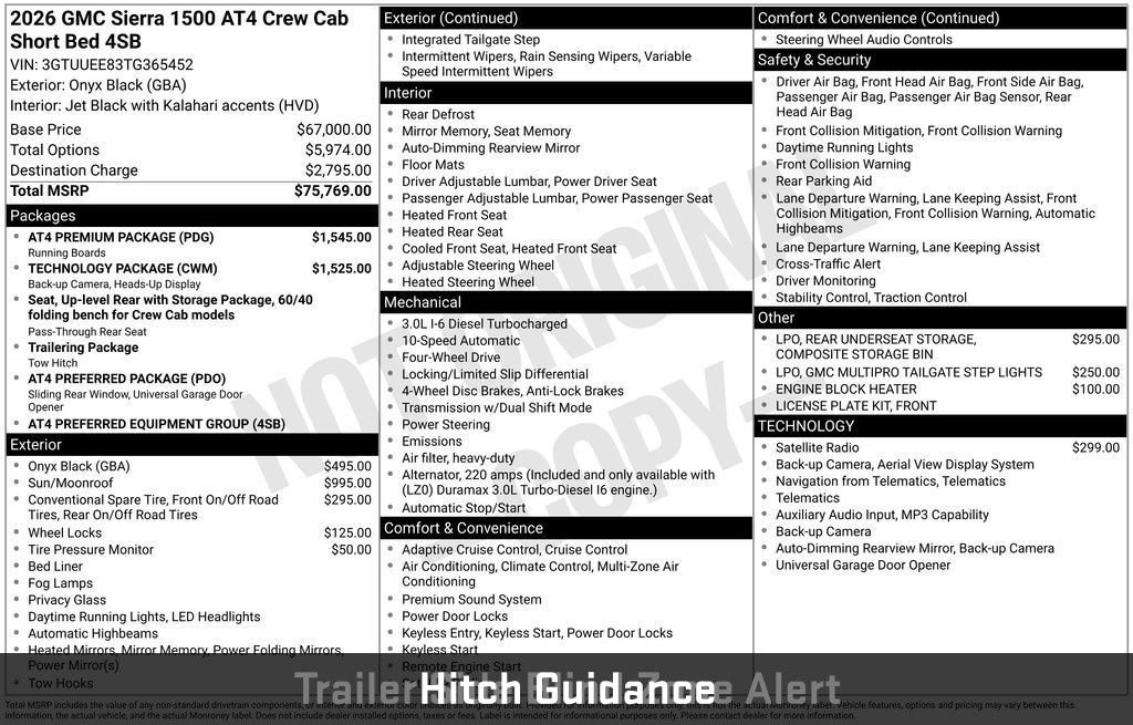New 2026 GMC Sierra 1500 AT4 w/ AT4 Premium Package AWD/4WD image 64