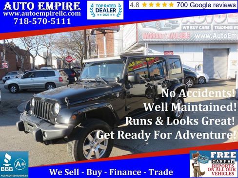 Used 2017 Jeep Wrangler Unlimited Sahara AWD/4WD image 1