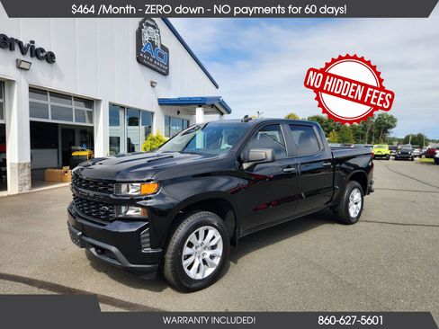 Used 2021 Chevrolet Silverado 1500 Custom image 1