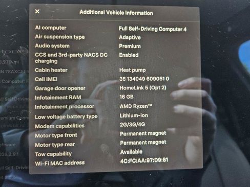 Used 2023 Tesla Model X AWD/4WD image 3