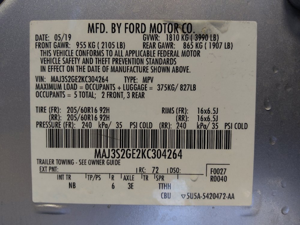 Used 2019 Ford EcoSport SE w/ SE Convenience Package FWD image 33