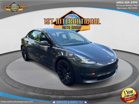 Used 2021 Tesla Model 3 Performance image 2