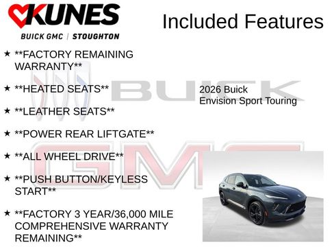 New 2026 Buick Envision Sport Touring AWD/4WD image 3
