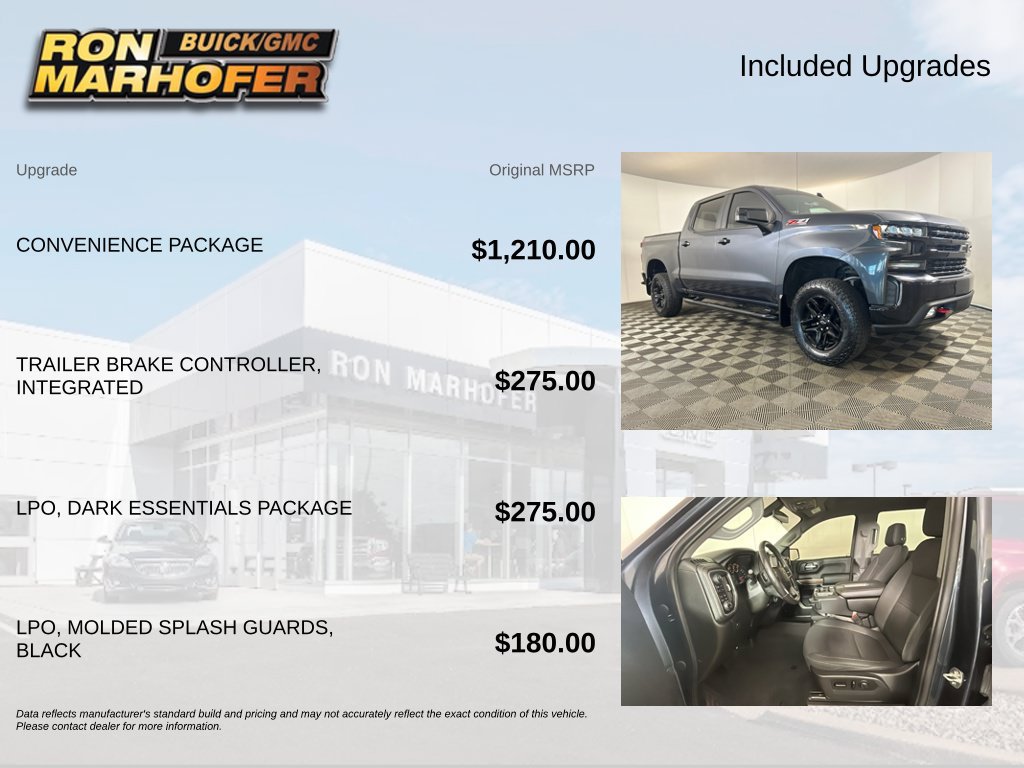 Used 2020 Chevrolet Silverado 1500 LT Trail Boss w/ Convenience Package AWD/4WD image 6