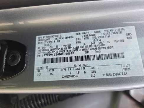 Used 2022 Ford F150 XLT w/ Equipment Group 301A Mid AWD/4WD image 34