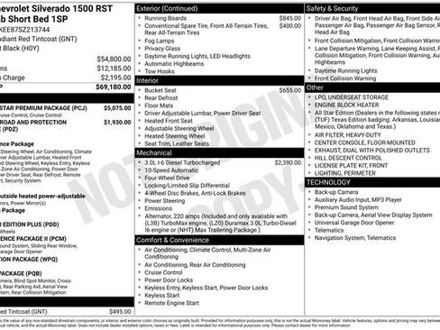 New 2025 Chevrolet Silverado 1500 RST w/ RST All Star Premium Package AWD/4WD image 2