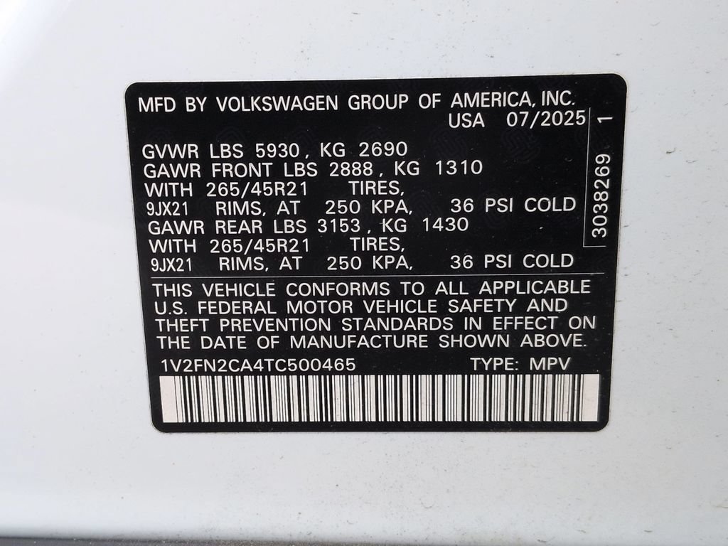 Used 2026 Volkswagen Atlas SEL Premium R-Line AWD/4WD image 25