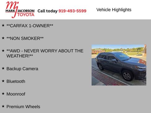 Used 2025 Toyota RAV4 XLE w/ Convenience Package AWD/4WD image 7