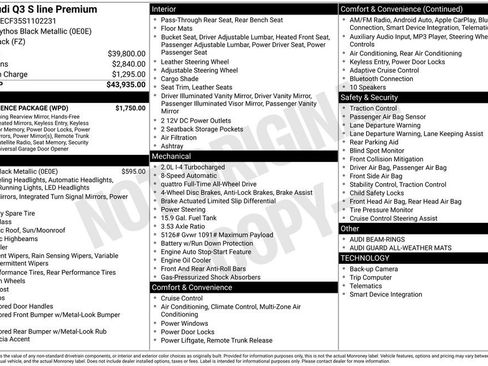 Used 2025 Audi Q3 2.0T Premium w/ Convenience Package image 76
