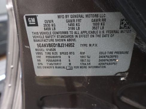 Used 2011 Buick Enclave CXL AWD/4WD image 4