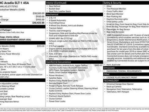 Used 2018 GMC Acadia SLT image 43