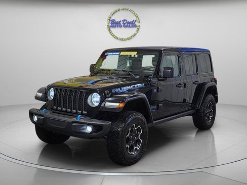 Used 2023 Jeep Wrangler Unlimited Rubicon 4xe w/ Steel Bumper Group image 2