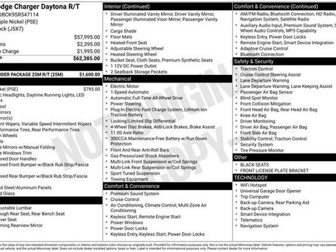 New 2025 Dodge Charger Daytona R/T w/ Quick Order Package 25M R/T image 26