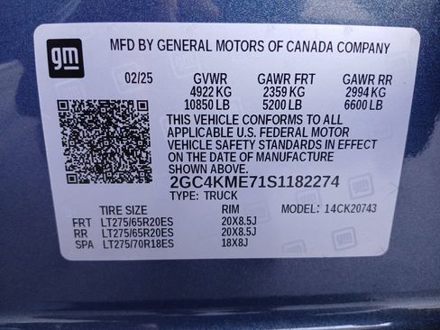 Certified 2025 Chevrolet Silverado 2500 Custom w/ Custom Value Package AWD/4WD image 35