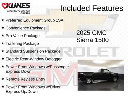 New 2025 GMC Sierra 1500 Pro w/ Pro Value Package